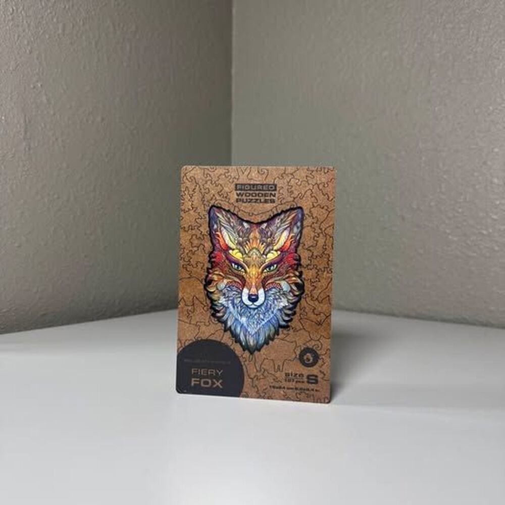 Unidragon Figured Wooden Puzzle Fiery Fox Size S